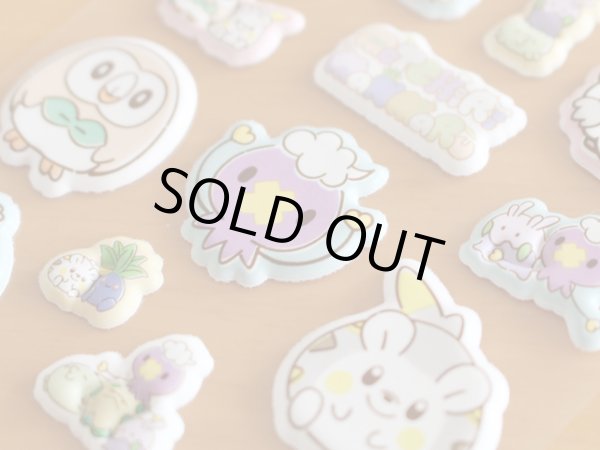 Photo4: Pokemon Center 2020 MOTCHIRI MANMARU Sticker Sheet (4)