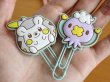 Photo4: Pokemon Center 2020 MOTCHIRI MANMARU Paper clip set Wooloo Drifloon Oddish Togedemaru (4)