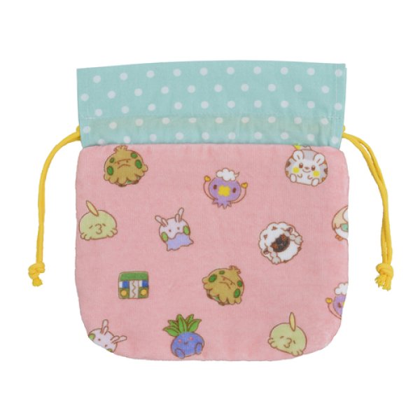 Photo3: Pokemon Center 2020 MOTCHIRI MANMARU Drawstring Bag pouch (3)