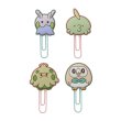 Photo1: Pokemon Center 2020 MOTCHIRI MANMARU Paper clip set Shroomish Rowlet Gulpin Goomy (1)