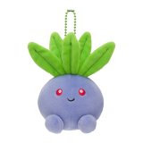 Pokemon Center 2020 MOTCHIRI MANMARU Plush Mascot Key Chain Oddish