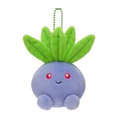 Pokemon Center 2020 MOTCHIRI MANMARU Plush Mascot Key Chain Oddish