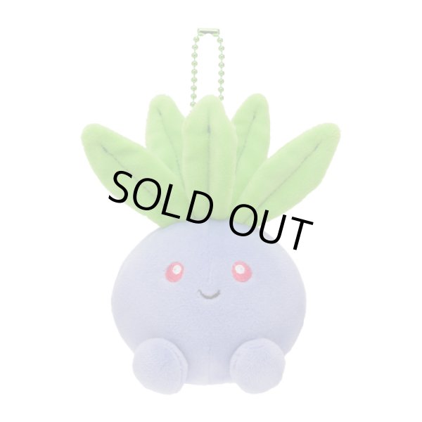 Photo1: Pokemon Center 2020 MOTCHIRI MANMARU Plush Mascot Key Chain Oddish (1)