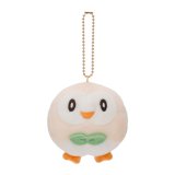 Pokemon Center 2020 MOTCHIRI MANMARU Plush Mascot Key Chain Rowlet