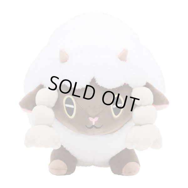 Photo1: Pokemon Center 2020 MOTCHIRI MANMARU Cushion Plush doll Wooloo (1)