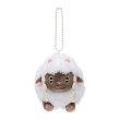 Photo1: Pokemon Center 2020 MOTCHIRI MANMARU Plush Mascot Key Chain Wooloo (1)