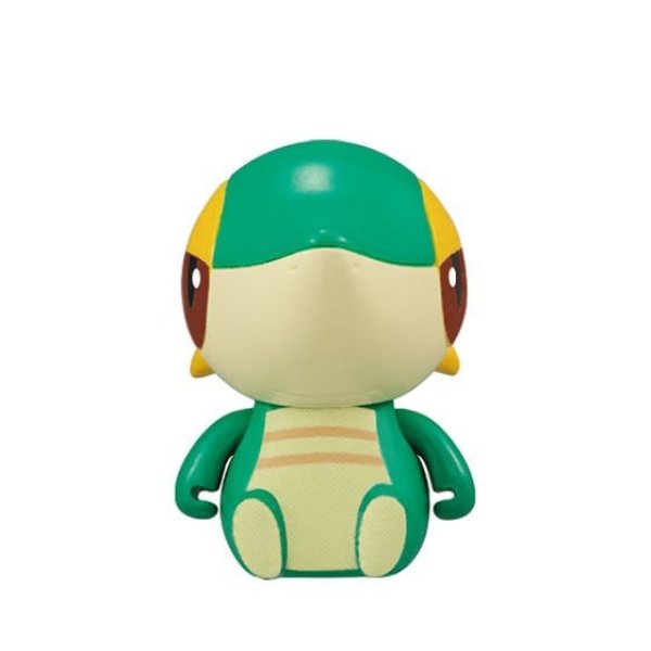 Photo1: Pokemon 2020 BANDAI Colle chara ! vol.3 #5 Snivy Mini Figure with name pedestal (1)