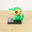 Photo3: Pokemon 2020 BANDAI Colle chara ! vol.3 #5 Snivy Mini Figure with name pedestal (3)