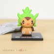 Photo2: Pokemon 2020 BANDAI Colle chara ! vol.3 #6 Chespin Mini Figure with name pedestal (2)