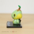 Photo3: Pokemon 2020 BANDAI Colle chara ! vol.3 #4 Turtwig Mini Figure with name pedestal (3)