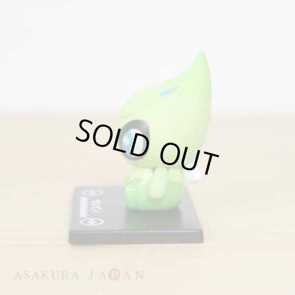 Photo3: Pokemon 2020 BANDAI Colle chara ! vol.3 #3 Celebi Mini Figure with name pedestal (3)