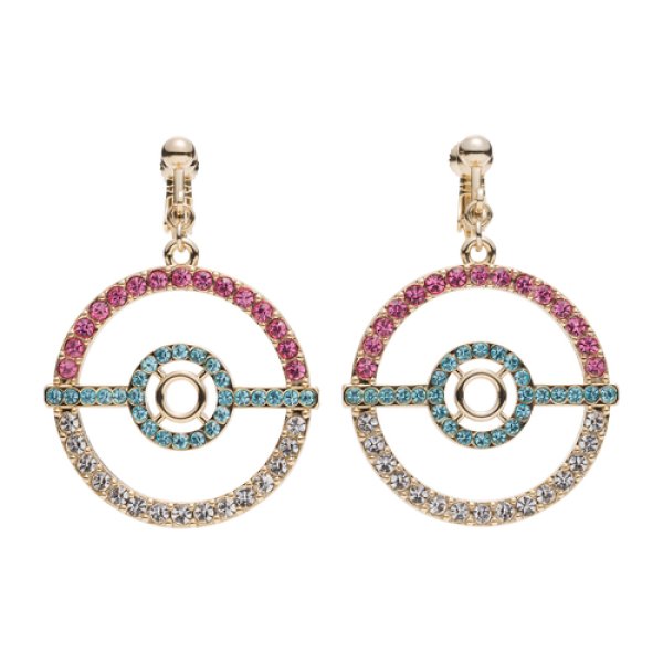 Photo1: Pokemon Center 2020 Pokemon accessory Series Clips Earrings E41 (1)