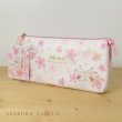 Photo4: Pokemon Center 2020 Pikachu Cherry Blossoms campaign W flat pen pouch case (4)