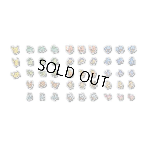 Photo3: Pokemon Center 2020 Mystery Dungeon Rescue Team DX Assorted Mini Sticker set (3)