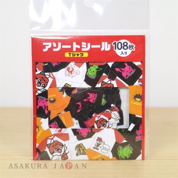 Photo4: Pokemon Center 2020 Sword Shield Galar region Assorted Mini Sticker set T-shirt ver. (4)