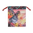 Photo2: Pokemon Center 2020 Gigantamax Charizard vs Machamp Drawstring Bag pouch (2)