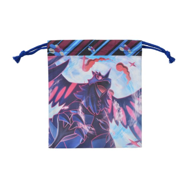 Photo1: Pokemon Center 2020 Gigantamax Corviknight vs Lapras Drawstring Bag pouch (1)