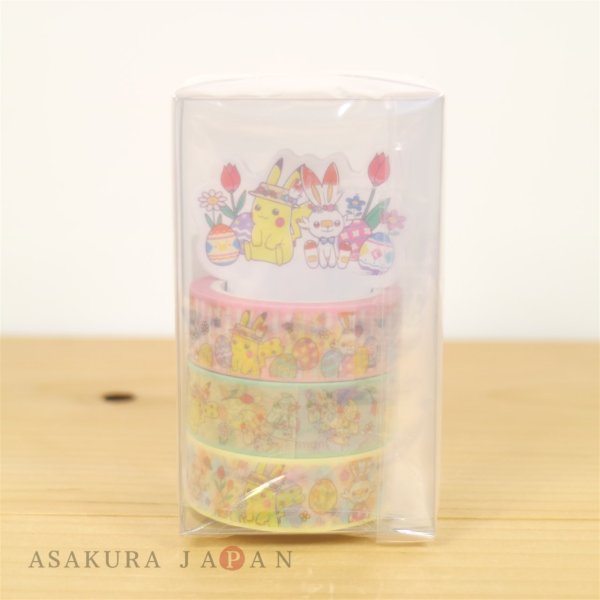 Photo4: Pokemon Center 2020 Pokemon Easter Sticky Paper Masking Tape 3pcs (4)