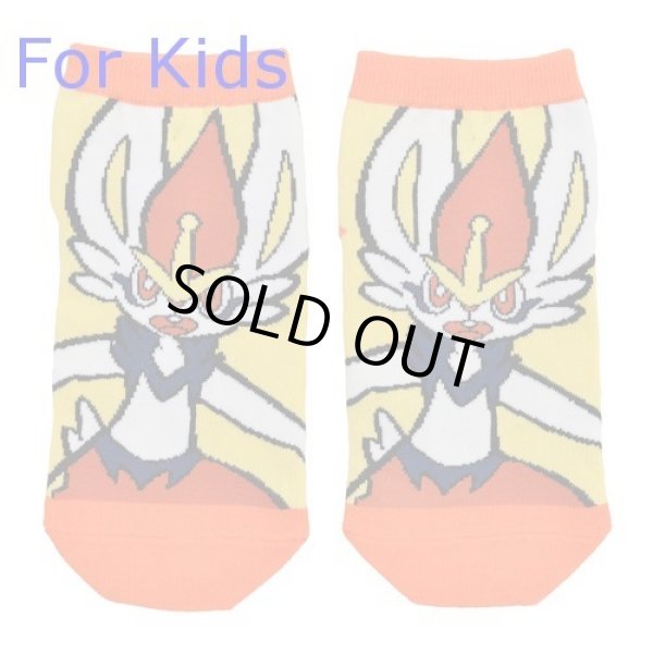 Photo1: Pokemon Center 2020 Pokeon Galar Tabi Socks for Kids 19 - 21 cm 1 Pair Cinderace (1)