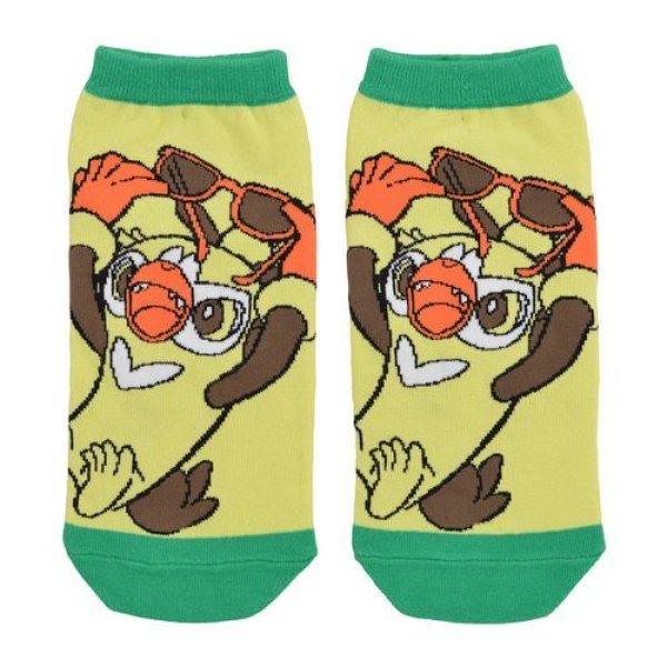 Photo1: Pokemon Center 2020 Pokemon Galar Tabi Socks for Women 23-25 cm 1 Pair Thwackey (1)