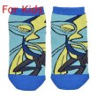 Photo1: Pokemon Center 2020 Pokeon Galar Tabi Socks for Kids 19 - 21 cm 1 Pair Inteleon (1)