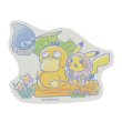 Photo1: Pokemon Center 2020 Psyduck No-Tenki Sticker Sheet #2 Psyduck & Pikachu (1)