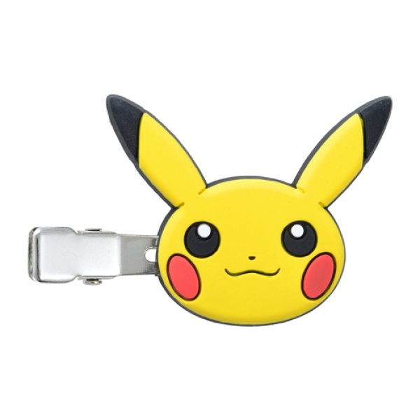 Photo1: Pokemon Center 2020 Psyduck No-Tenki Hair Clip Pikachu ver. (1)