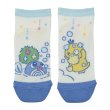 Photo1: Pokemon Center 2020 Psyduck No-Tenki Socks for Women 23 - 25 cm 1 Pair Psyduck & Poliwag (1)