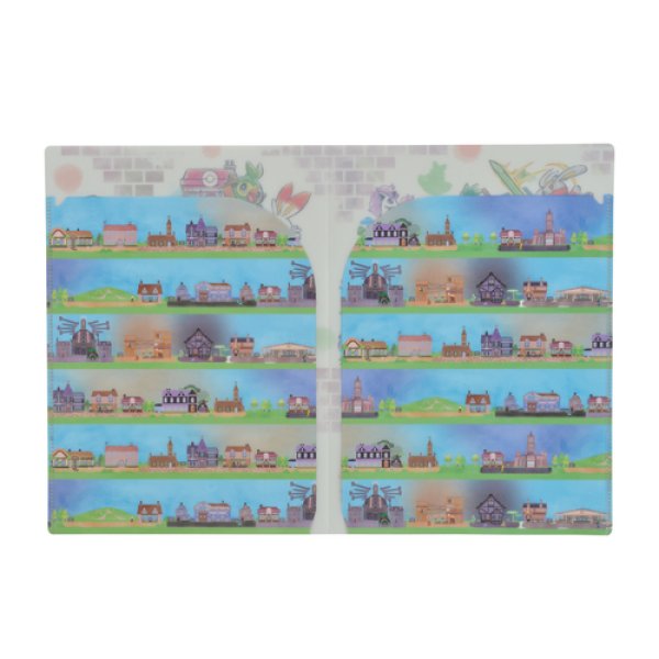Photo3: Pokemon Center 2020 Pokemon Galar Tabi A4 Size Clear File double pockets (3)