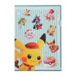 Photo2: Pokemon Center 2020 Pokemon Cafe Mix A4 Size Clear File 2 pc set (2)