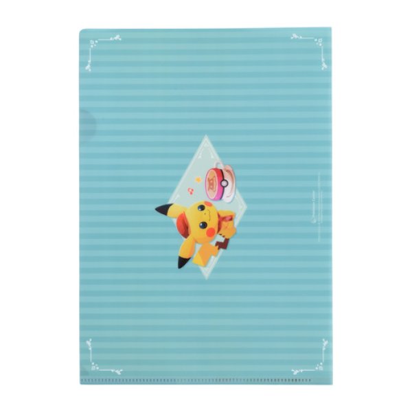 Photo5: Pokemon Center 2020 Pokemon Cafe Mix A4 Size Clear File 2 pc set (5)