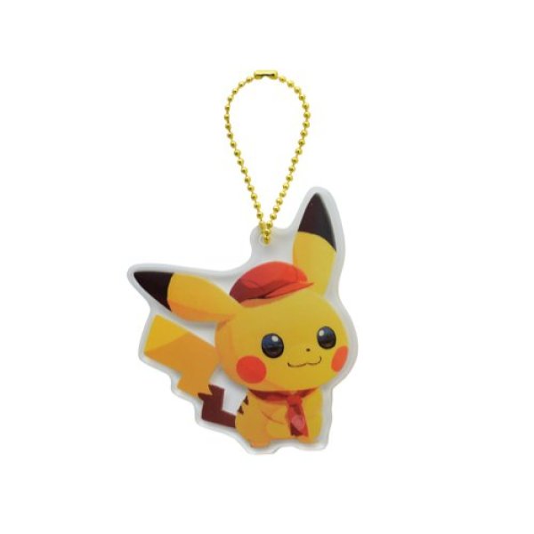 Photo1: Pokemon Center 2020 Pokemon Cafe Mix Acrylic Charm Key chain #1 Pikachu (1)