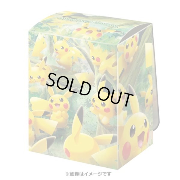 Photo2: Pokemon Center Original Card Game Flip deck case Pikachu Forest (2)