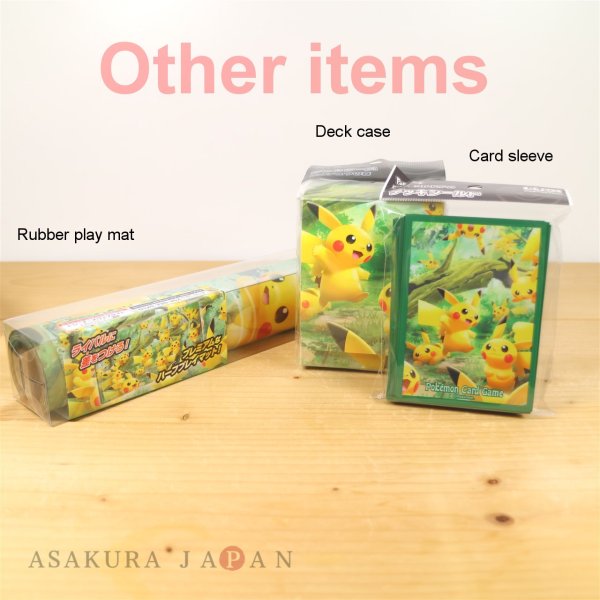 Photo3: Pokemon Center Original Card Game Rubber play mat Pikachu Forest (3)