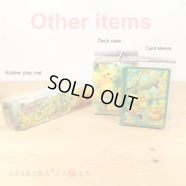 Photo3: Pokemon Center Original Card Game Sleeve Pikachu Forest 64 sleeves (3)