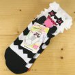 Photo2: Pokemon Center 2020 BEROBE ~! Plush Socks for Women 23 - 25 cm 1 Pair Galarian Zigzagoon (2)