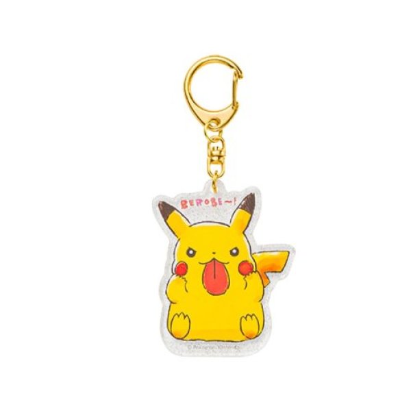 Photo1: Pokemon Center 2020 BEROBE ~! Acrylic Charm Key chain #1 Pikachu (1)
