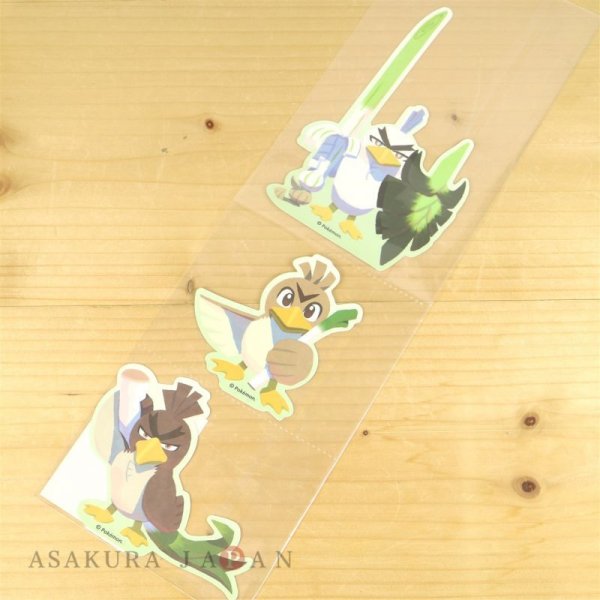 Photo5: Pokemon Center 2020 Farfetch'd Campaign Sticker Sheet 3pcs (5)