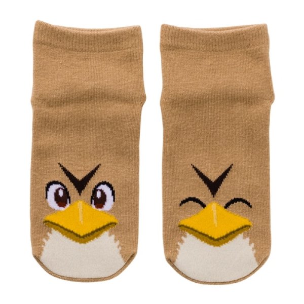 Photo1: Pokemon Center 2020 Farfetch'd Campaign Socks for Women 23 - 25 cm 1 Pair Farfetch'd (1)