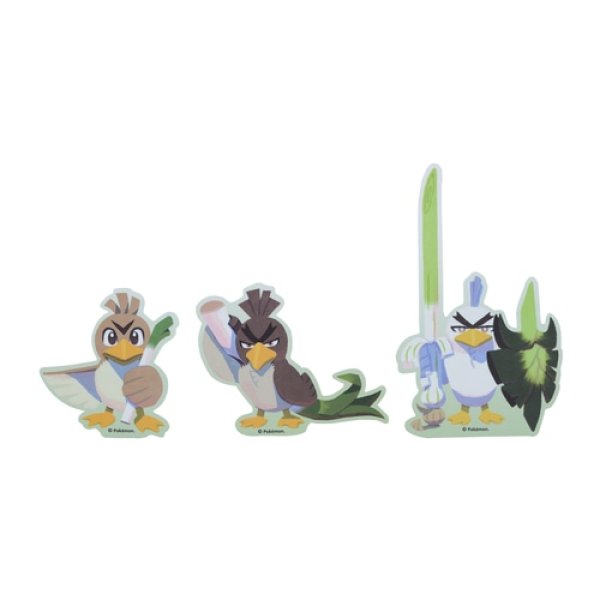 Photo1: Pokemon Center 2020 Farfetch'd Campaign Sticker Sheet 3pcs (1)