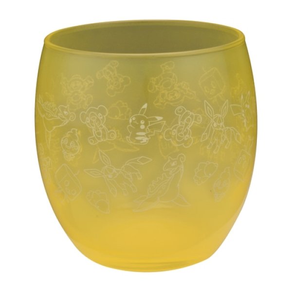 Photo1: Pokemon Center 2020 GALAR Summer Glass cup Yellow (1)