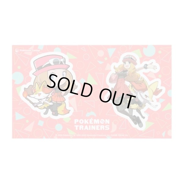 Photo1: Pokemon Center 2020 Pokemon Trainers Sticker Sheet Serena Braixen (1)