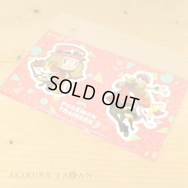 Photo2: Pokemon Center 2020 Pokemon Trainers Sticker Sheet Serena Braixen (2)