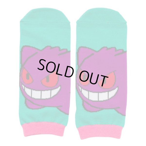 Photo1: Pokemon Center 2018 POKEMON DOLLS Gengar Socks Women 23 - 25 cm 1 Pair (1)