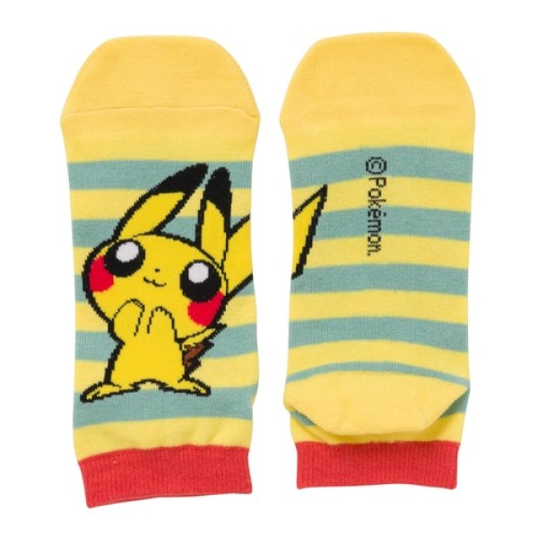 Photo1: Pokemon Center 2017 POKEMON POP Pikachu Socks Women 23 - 25 cm 1 Pair (1)