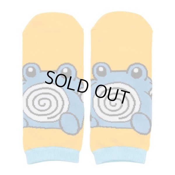 Photo1: Pokemon Center 2018 POKEMON DOLLS Poliwhirl Socks Women 23 - 25 cm 1 Pair (1)