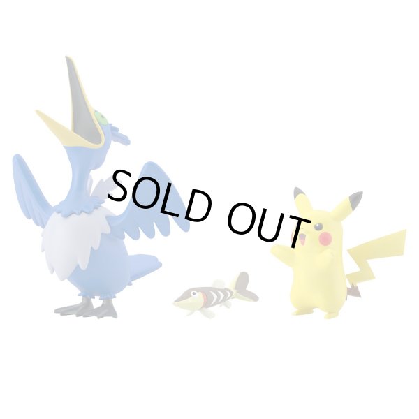 Photo2: BANDAI POKEMON SCALE WORLD Galar edition vol.2 "Pikachu & Cramorant & Arrokuda" 1/20 Figure (2)