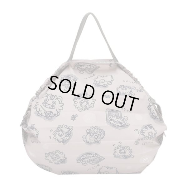 Photo2: Pokemon Center 2021 Shupatto Folding Compact bag M size Galarian Meowth Day (2)