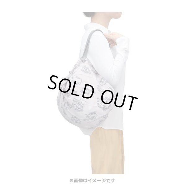 Photo4: Pokemon Center 2021 Shupatto Folding Compact bag M size Galarian Meowth Day (4)