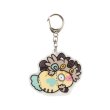 Photo1: Pokemon Center 2021 Galarian Meowth Day Acrylic Charm Key chain #1 G Meowth Feebas (1)